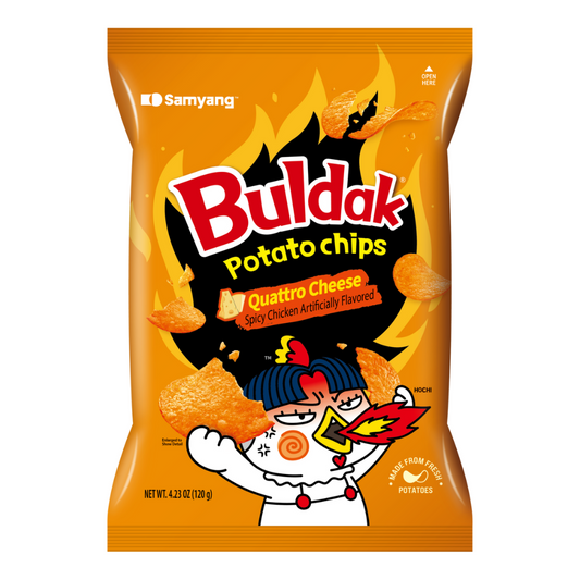 BULDAK Potato Chips Quattro Cheese